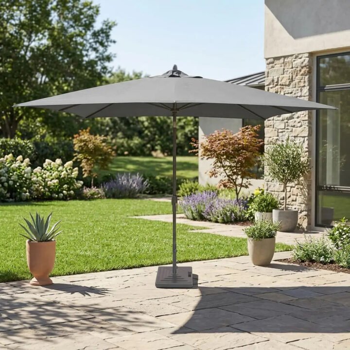 8'x10' Classic Umbrella - Charcoal