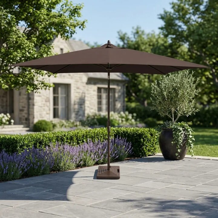 8'x10' Classic Umbrella - Walnut