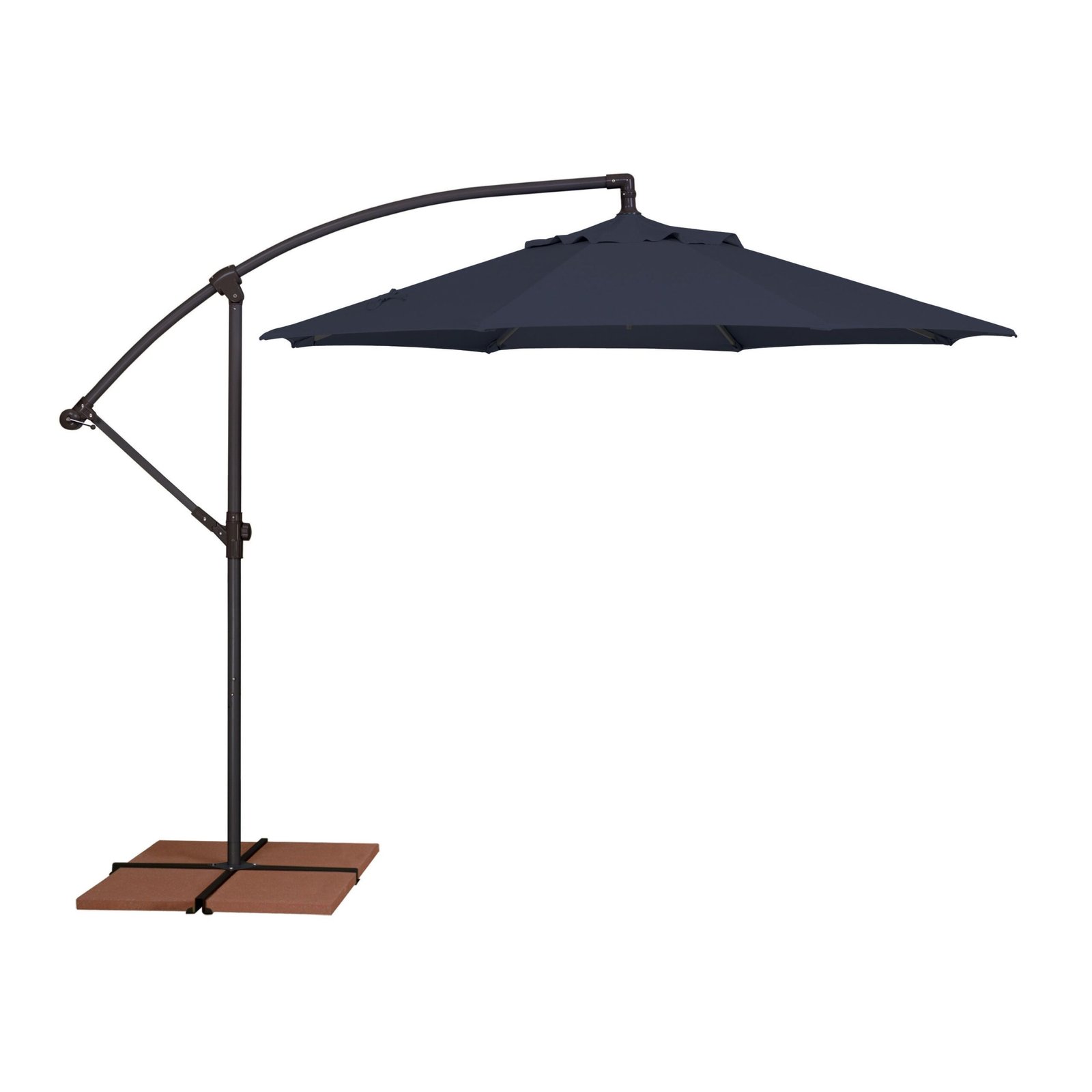 9' Classic Octagon Non-Tilt Cantilever Umbrella - Navy