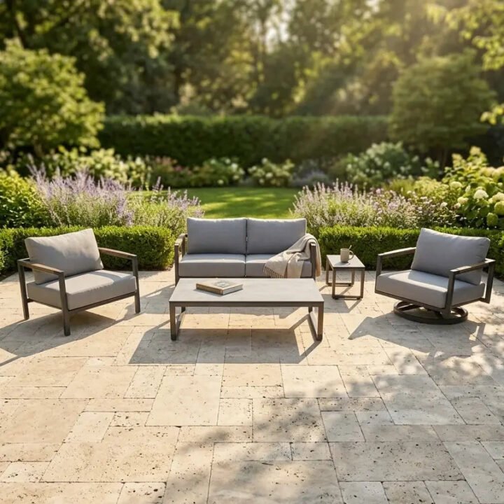 Mesa 5 Piece Loveseat Chat Group