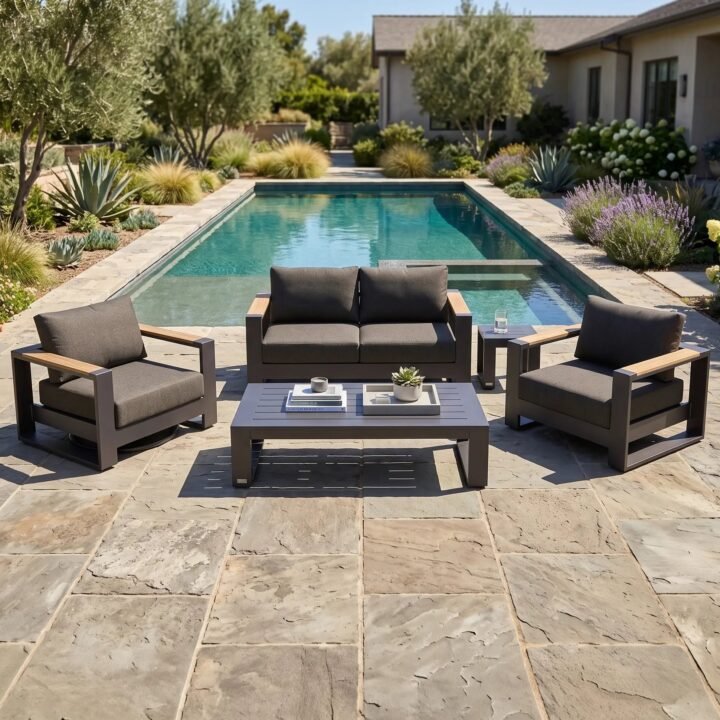 Ryder XL 5 Piece Loveseat Chat Group