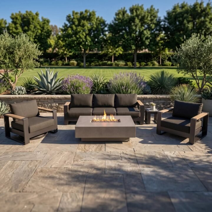 Ryder XL 5 Piece Sofa Firepit/Chat Group