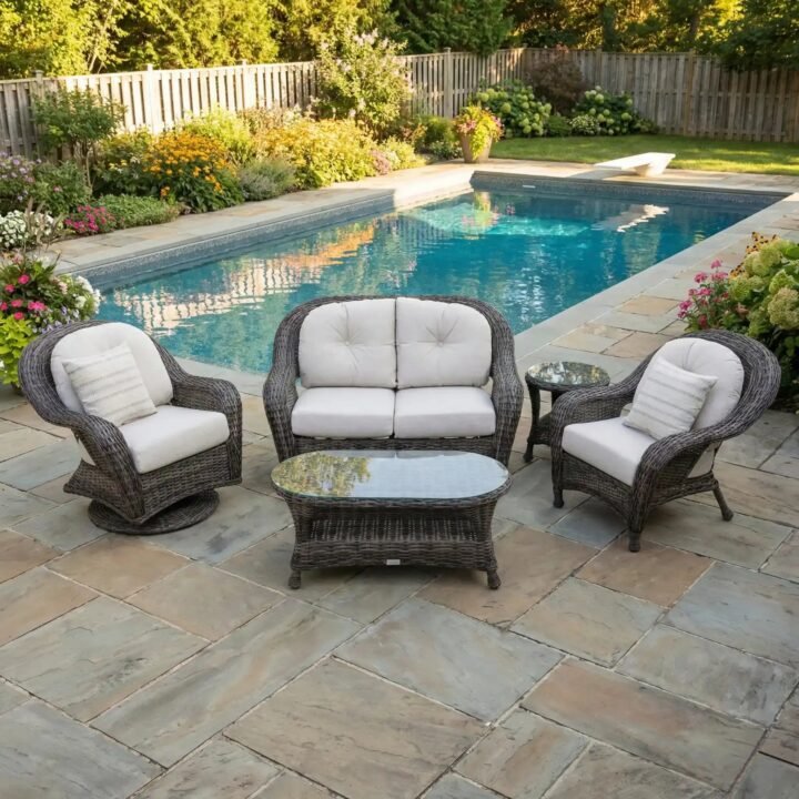 Glenview 5 Piece Loveseat Group