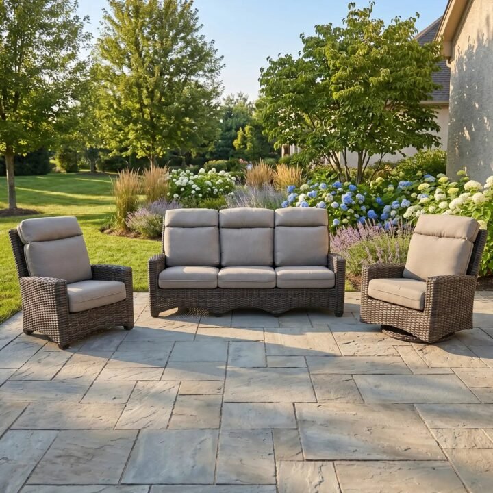 Grey Kampala 3 Piece Sofa Group - Makar Oyster