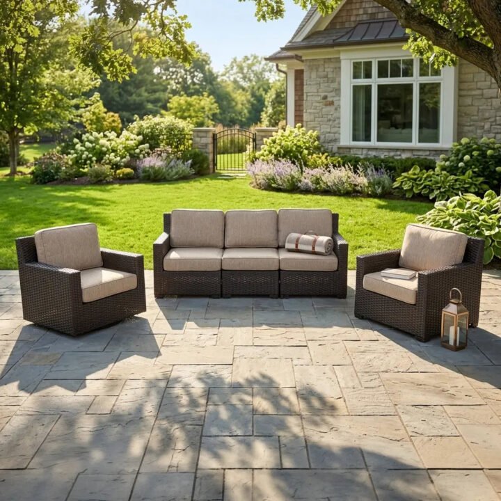 St. Kitts 3 Piece Sofa Group - Mirage Latte