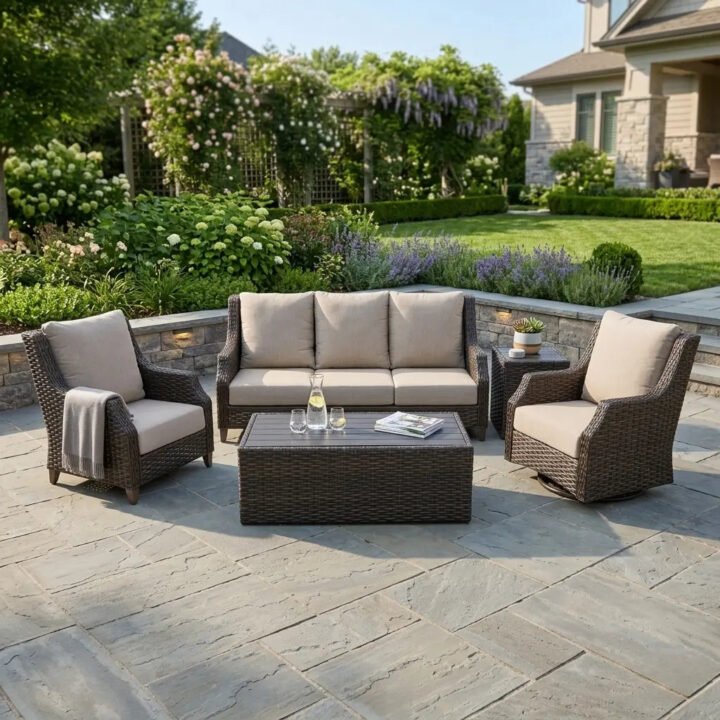 Aruba XL 5 Piece Sofa Chat Group