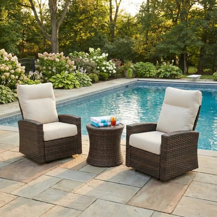 Arcadia 3 Piece Recliner Group - Dark Brown