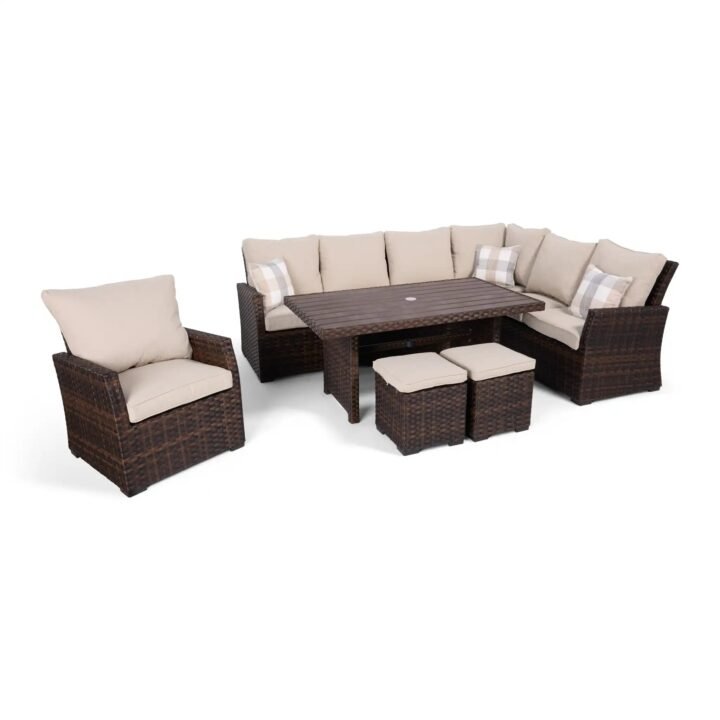 Arcadia Brown 6 Piece Sectional Group