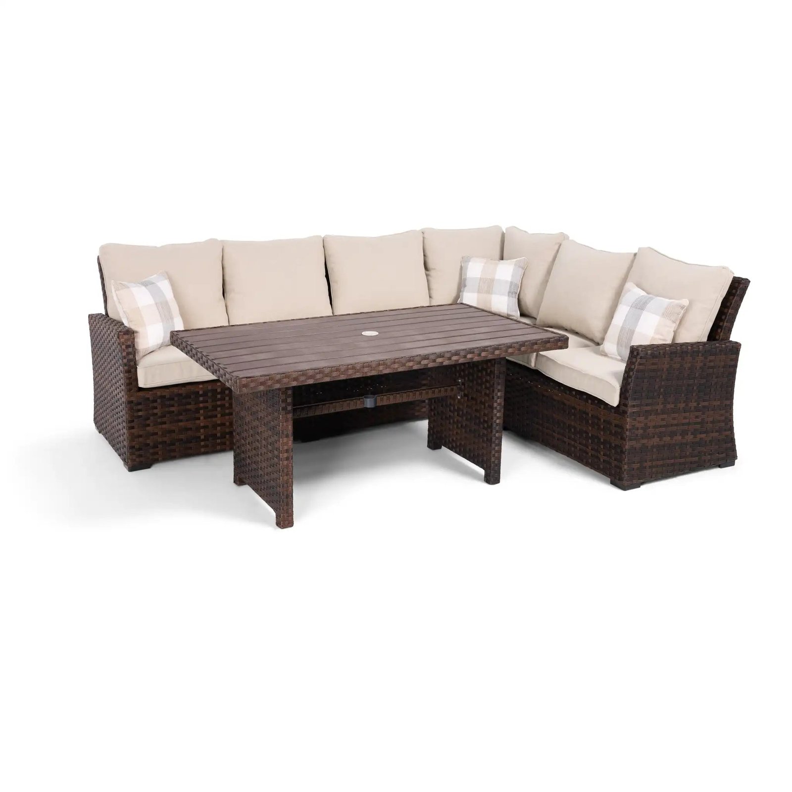 Arcadia Brown 3 Piece Sectional Group