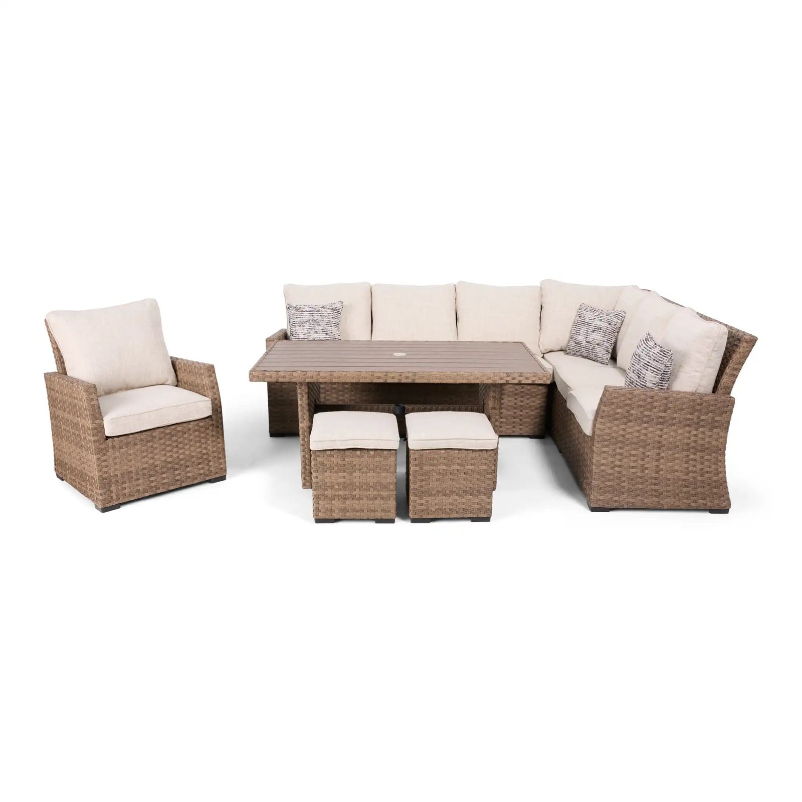Arcadia Driftwood 6 Piece Sectional Group