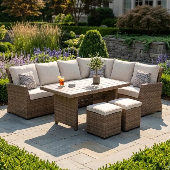 Arcadia Driftwood 5 Piece Sectional Group
