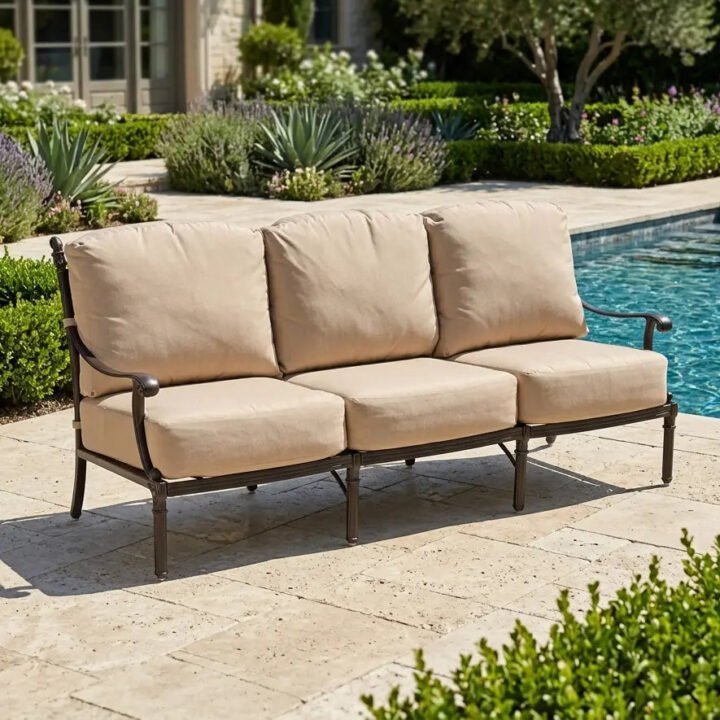 Grand Tuscany Cushioned Sofa - Spectrum Sand
