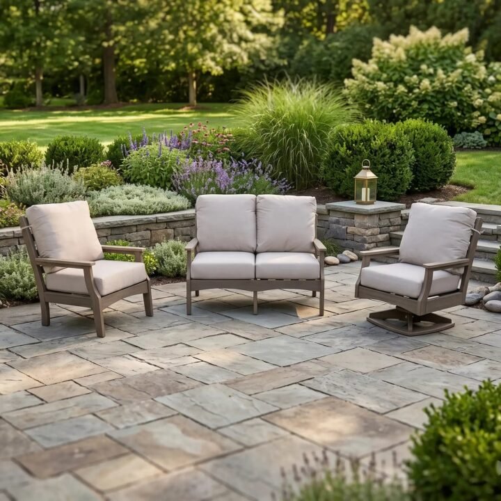 Manhattan 3 Piece Loveseat Group