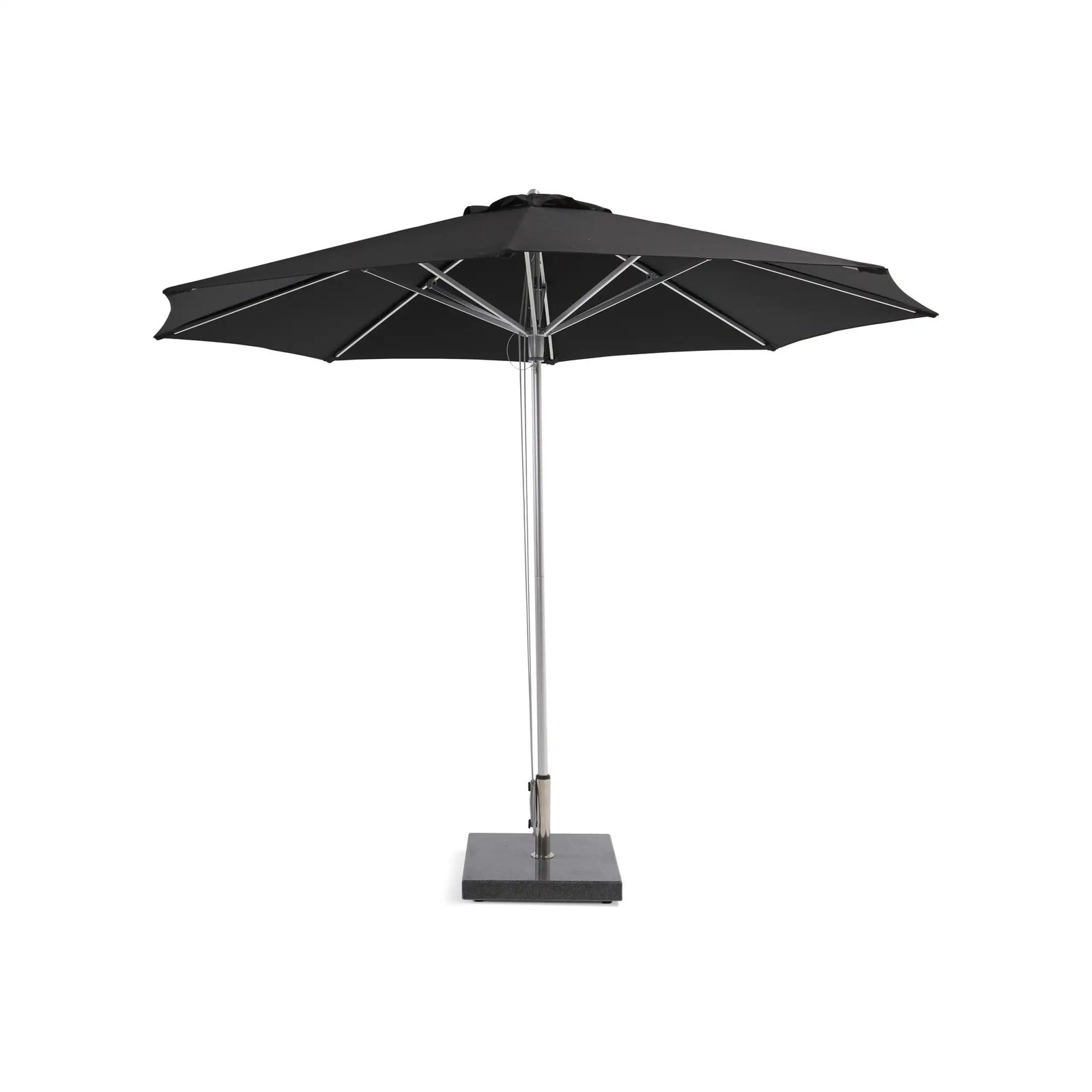 10' Commercial Octagonal Valencia Market Umbrella - Black