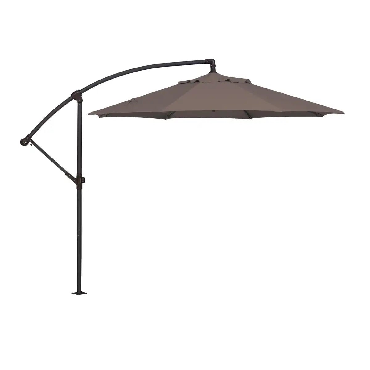 9' Classic Octagon Non-Tilt Cantilever Umbrella - Taupe
