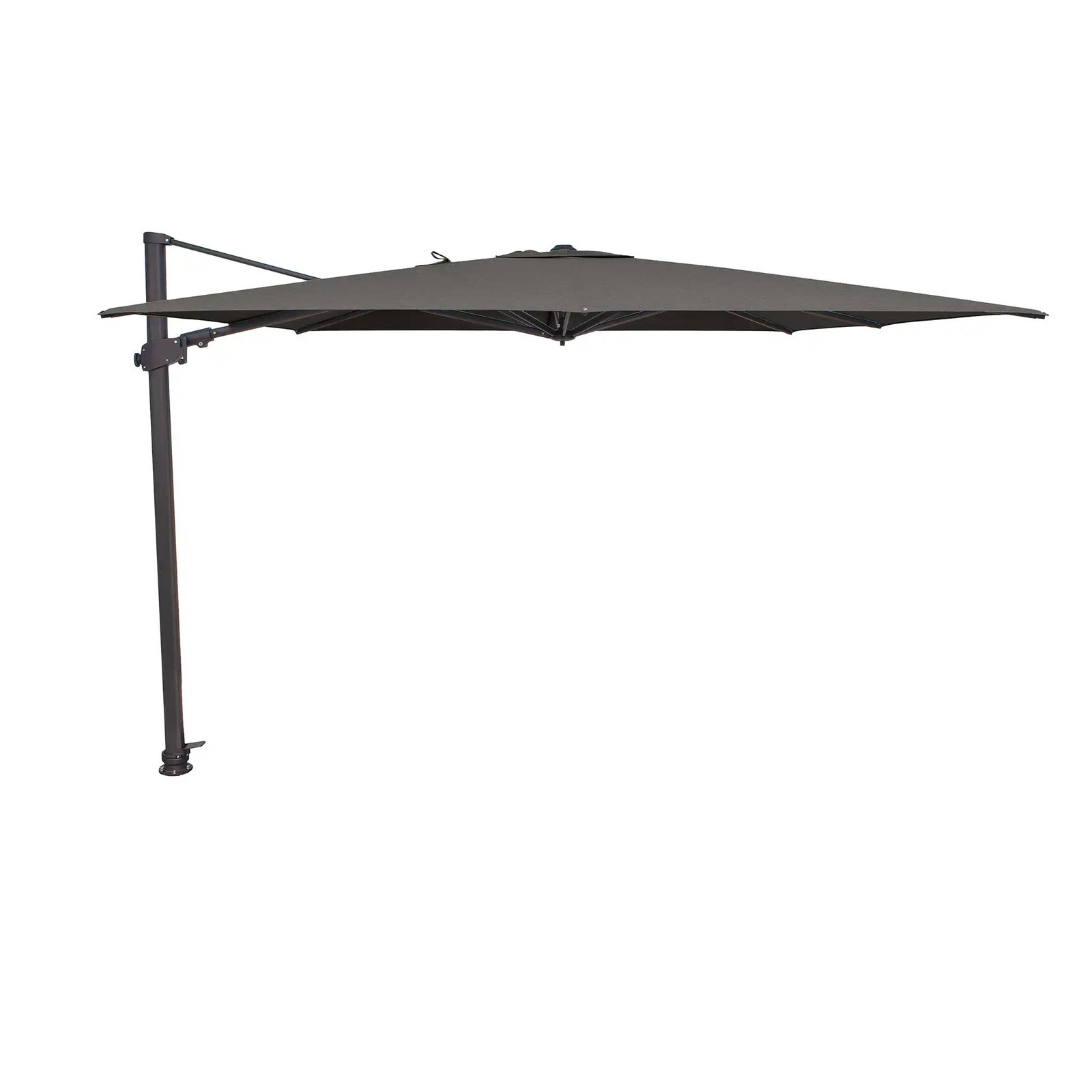 10' Classic Square AKZ Tilting Cantilever Umbrella - Charcoal