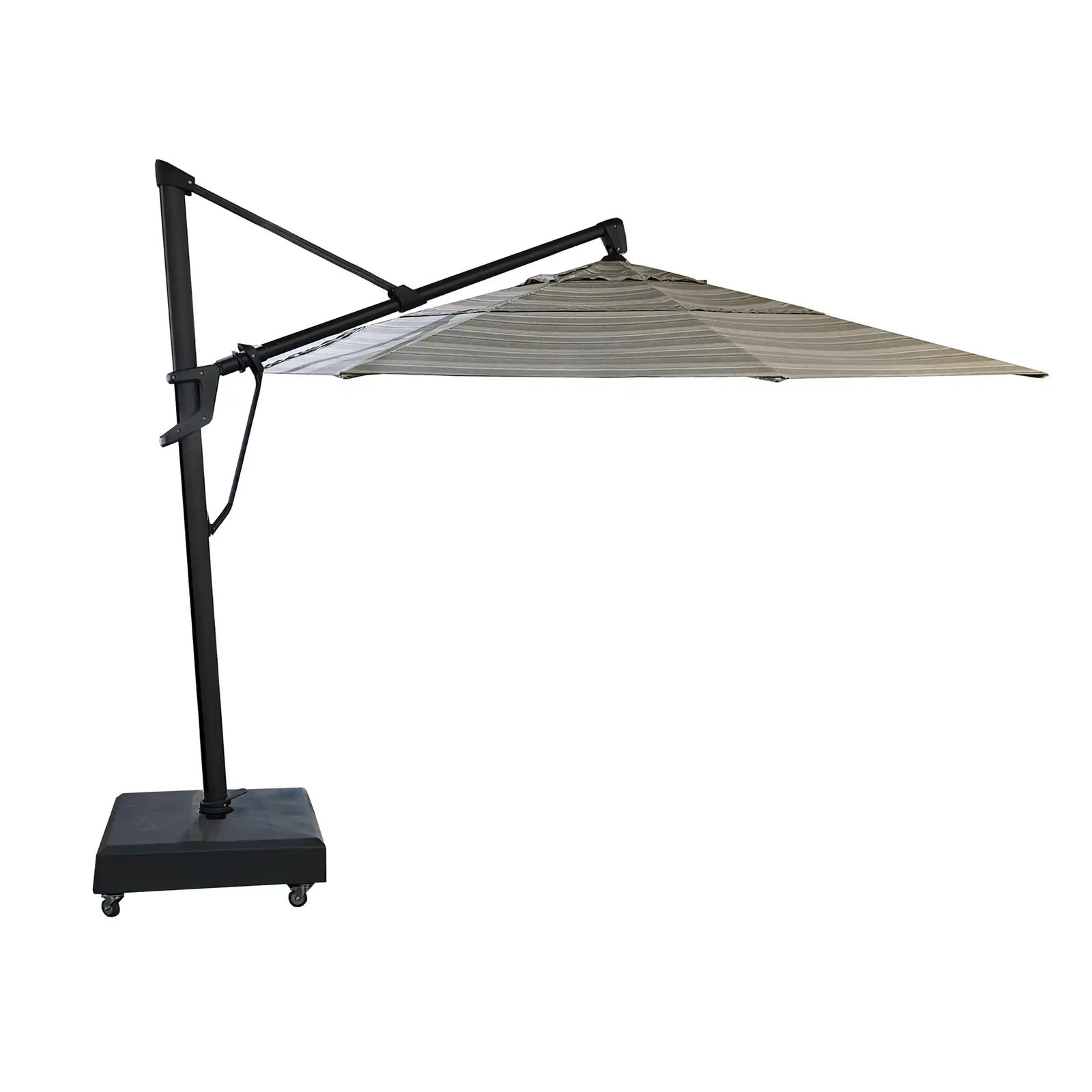 13' Designer Octagon AKZ+ Cantilever Umbrella - Trusted Fog Stripe