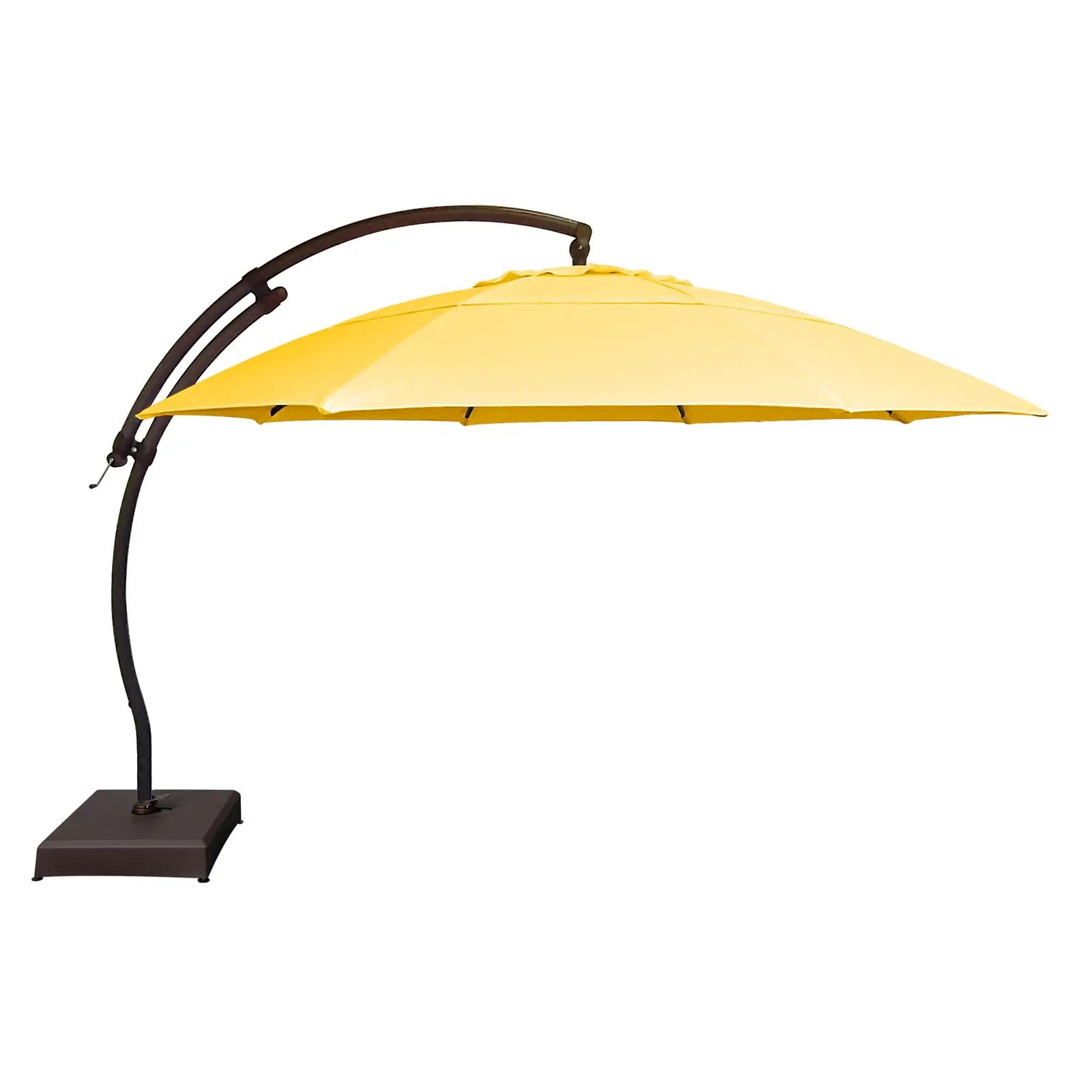 13' Deluxe Octagon Dome Tilting Cantilever Umbrella - Lemon