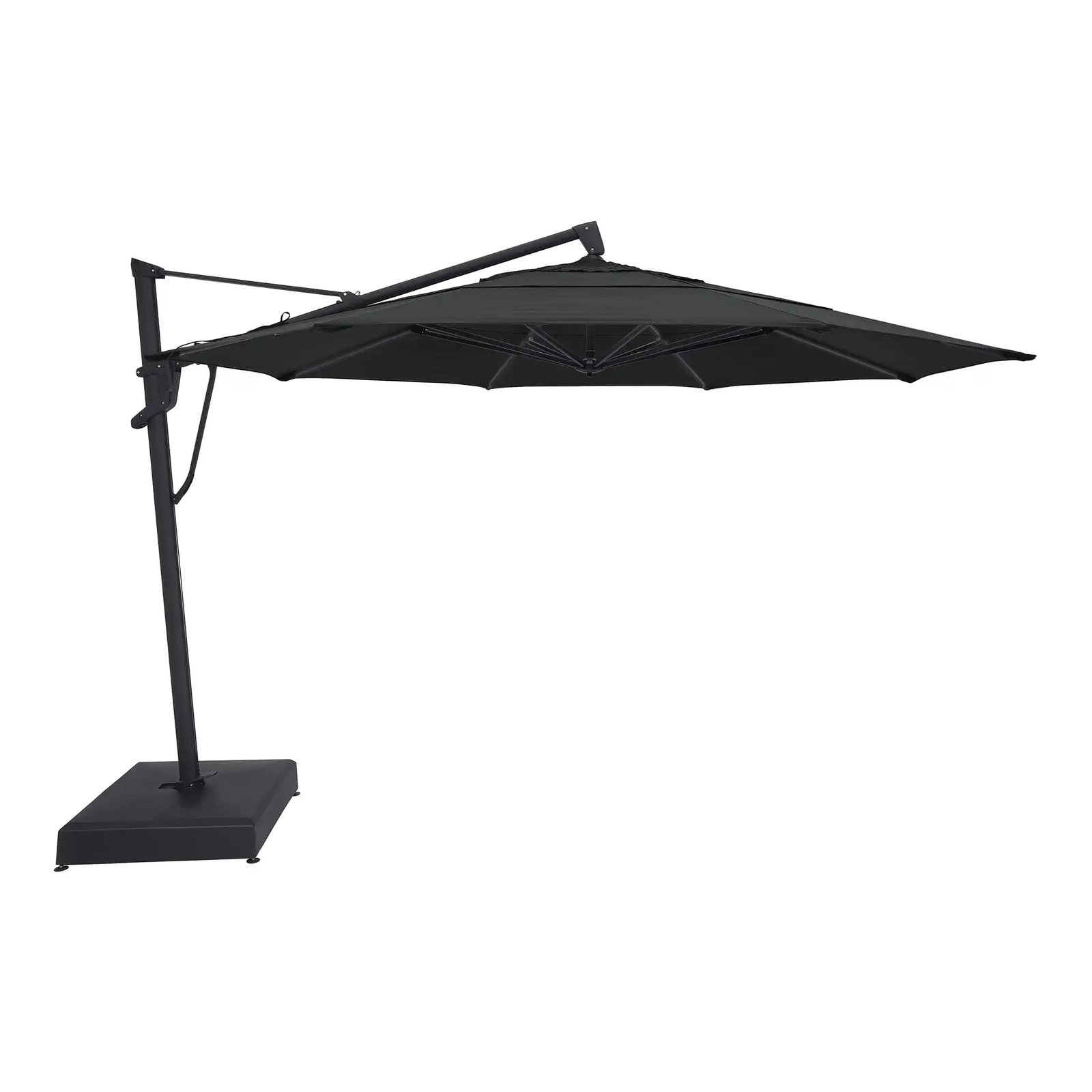 13' Designer Octagon AKZ+ Cantilever Umbrella - Black