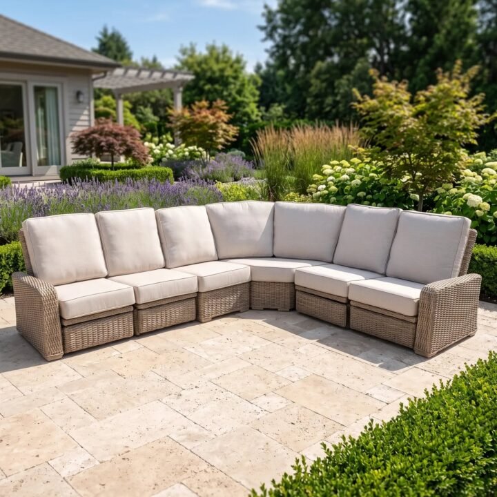 Naples 6 Piece Reclining Sectional Group