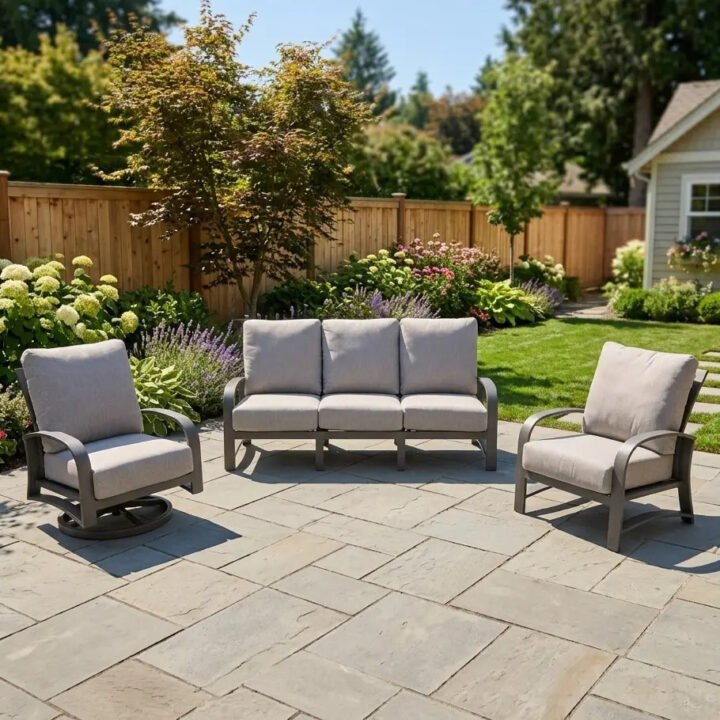 Wakefield 3 Piece Sofa Group – Barbados Fog
